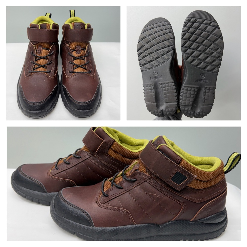 Anodyne No. 55 Trail Boot Brown Leather Athletic Hiking Shoes Womens 7